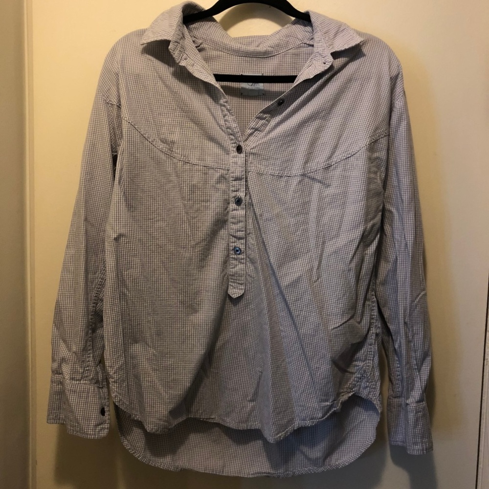 Oversized Gingham Shirt